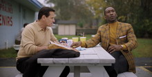 L to R: Viggo Mortensen and Mahershala Ali in GREEN BOOK